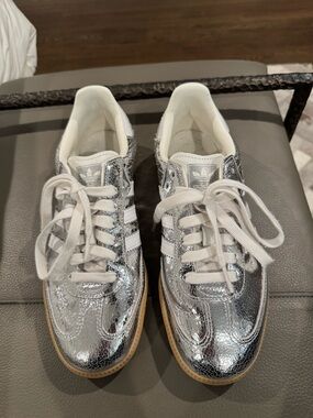 adidas gazelle silver green womens adidas Tokyo 'Zero Metallic Black Off White' Women's Shoes 7 main image 0